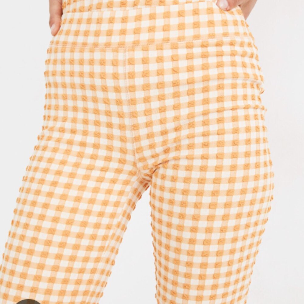 Madewell Gingham Jacquard Biker Shorts - Picture 4 of 4
